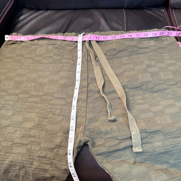 Hache Italy wide leg cropped pant textile pattern luxury designer size 40 - Picture 6 of 10